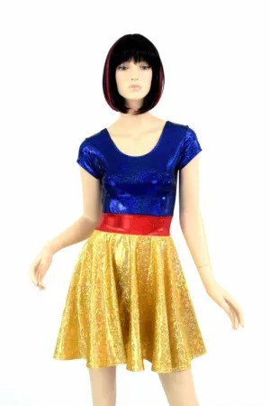 Snowy Princess Skater Dress