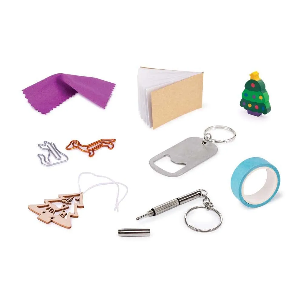 Snowy Tree Deluxe FSC Christmas Crackers Box of 8