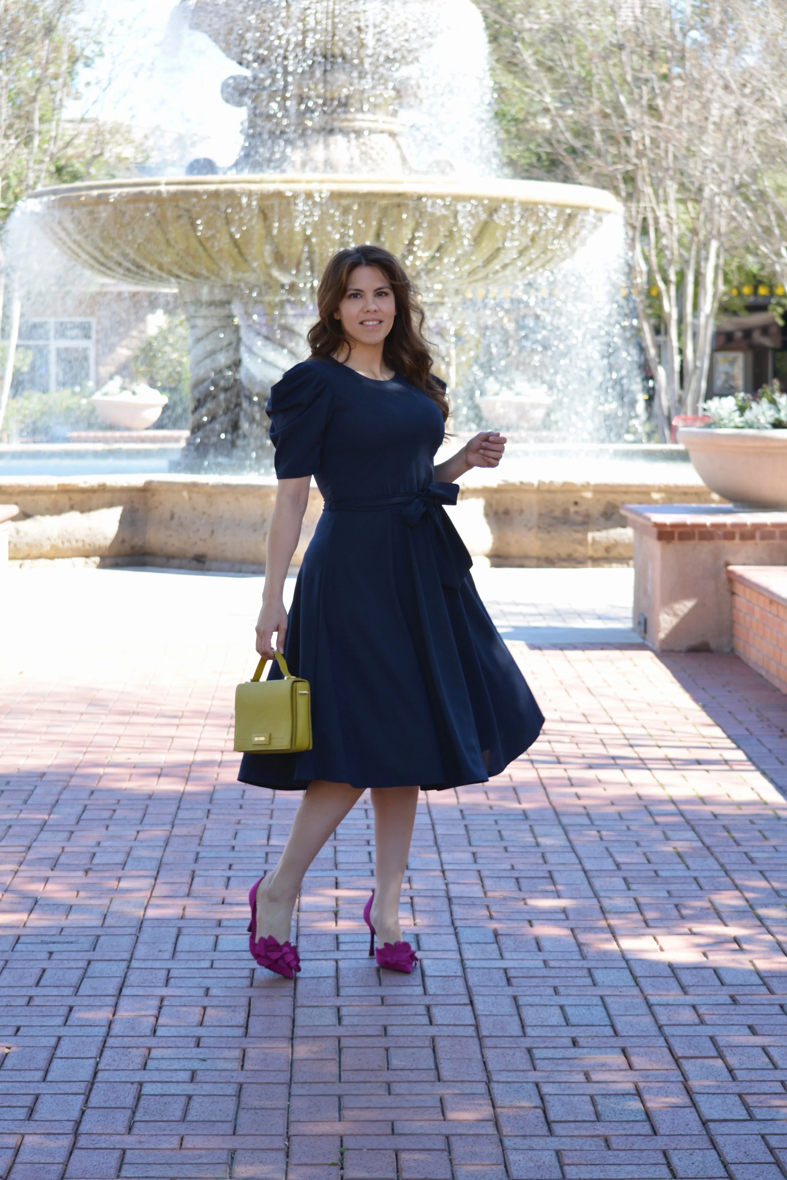Stacy Navy Dress