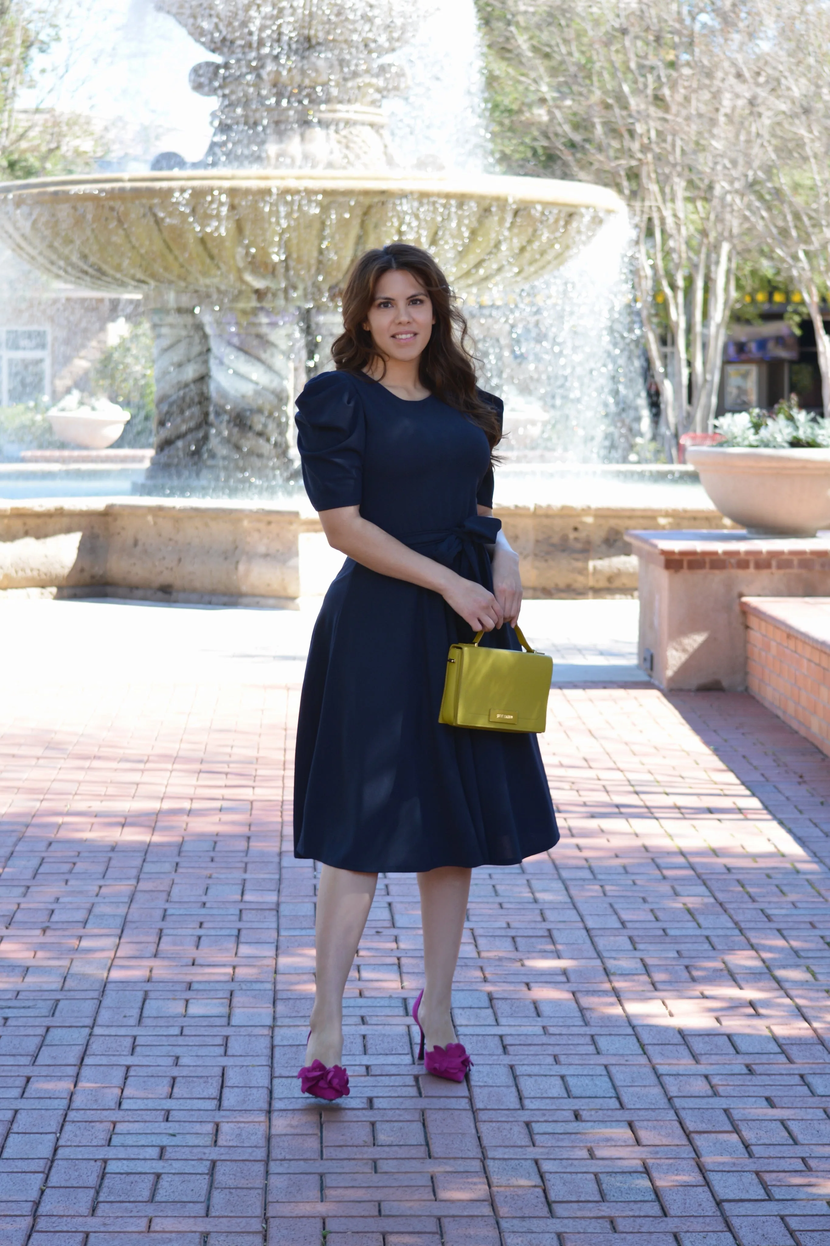 Stacy Navy Dress