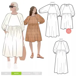 Style ARC - Hope Dress (Sizes 18 - 30)  Sewing Pattern