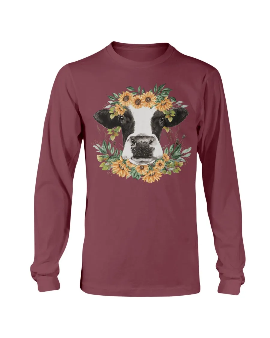 Sunflower cow Long Sleeve
