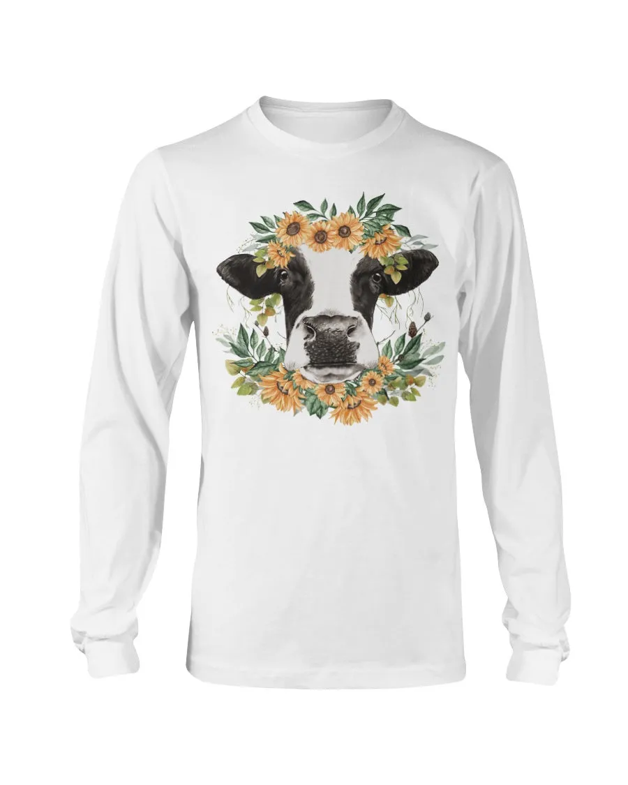 Sunflower cow Long Sleeve