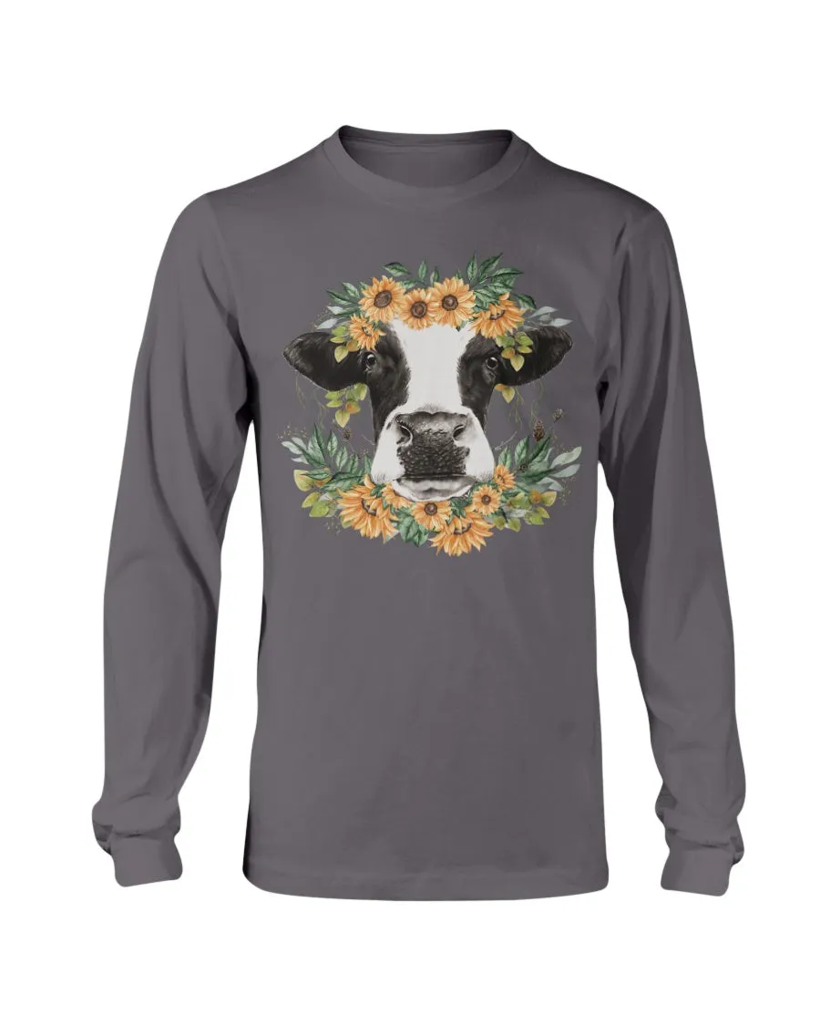 Sunflower cow Long Sleeve