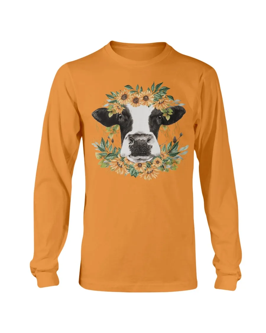 Sunflower cow Long Sleeve