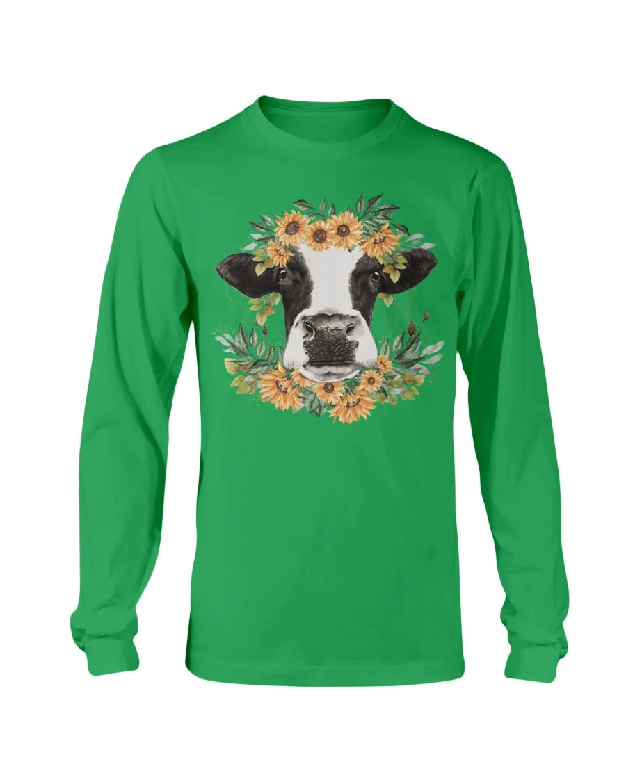 Sunflower cow Long Sleeve