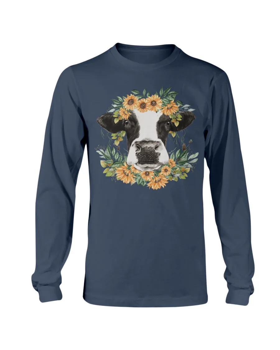 Sunflower cow Long Sleeve