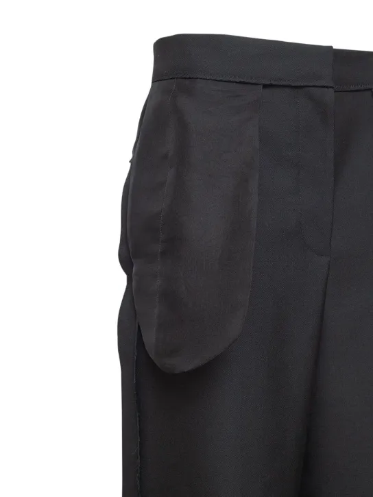 The Row   Claudiu wool twill wide pants 