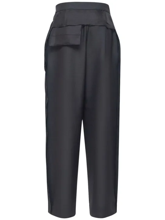 The Row   Claudiu wool twill wide pants 