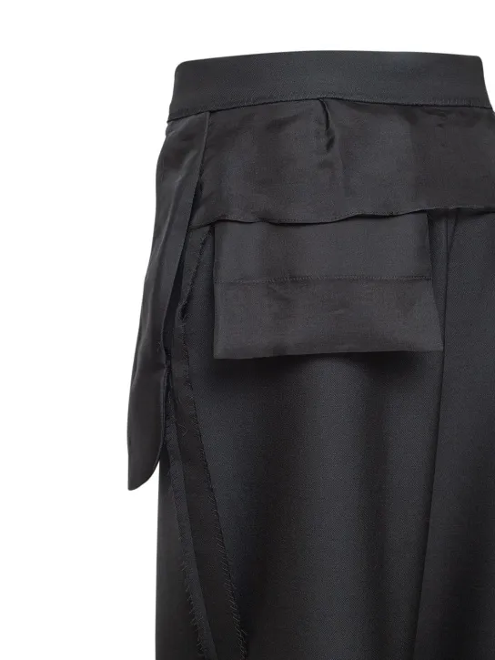 The Row   Claudiu wool twill wide pants 