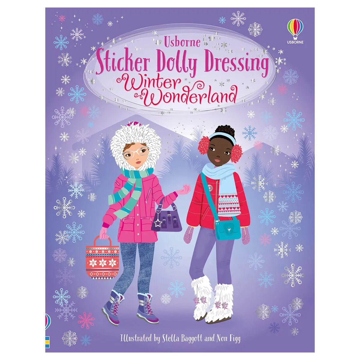 Usborne Sticker Dolly Dressing Winter Wonderland Book