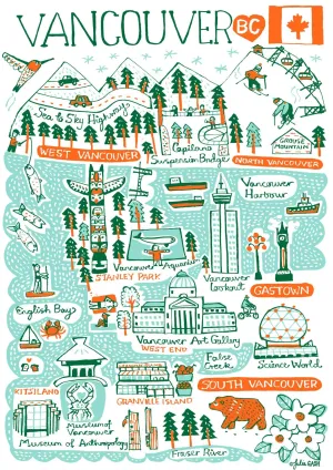 Vancouver Art Print
