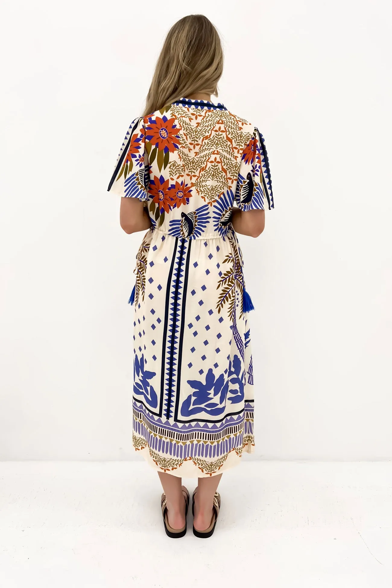 Venya Midi Dress Tropical Sagrada