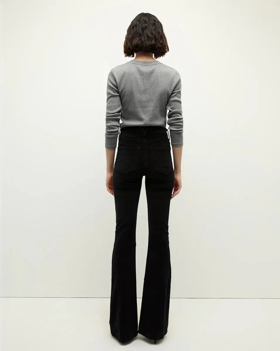 VERONICA BEARD BEVERLY VELVET SKINNY FLARE