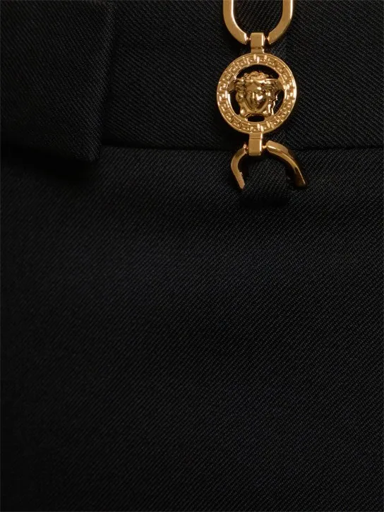 Versace   Informal stretch wool pants 