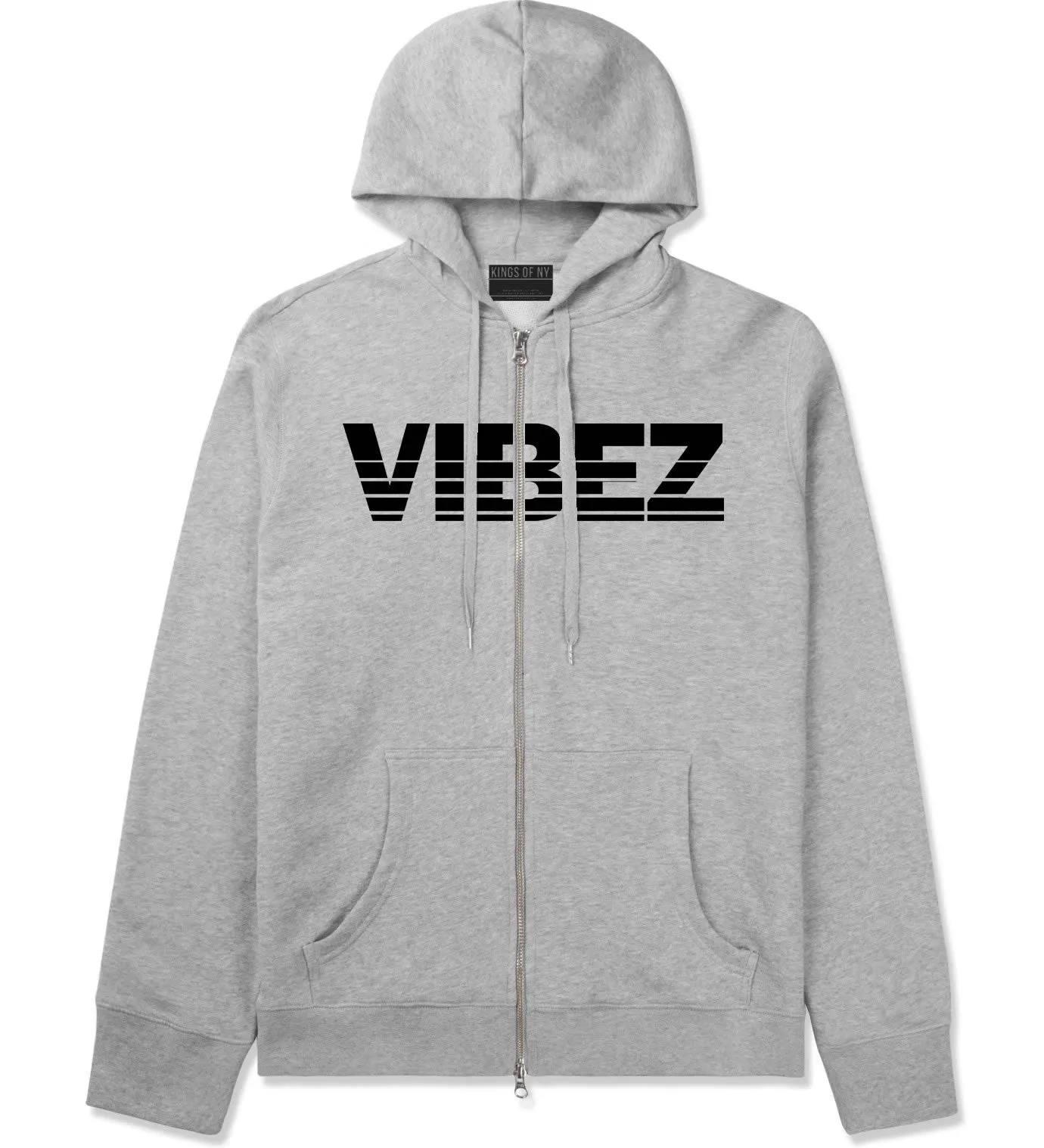 VIBEZ Racing Style Zip Up Hoodie Hoody