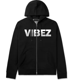VIBEZ Racing Style Zip Up Hoodie Hoody