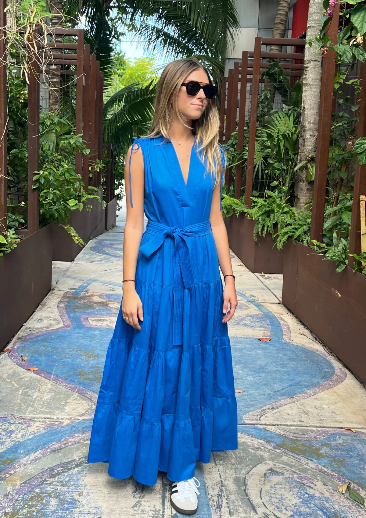 Virginia Midi Dress - Colbalt