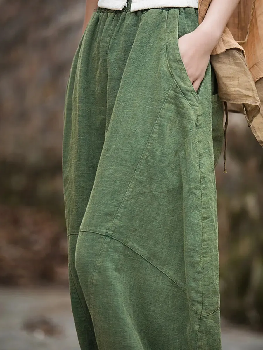 Women Fleece-lined Loose Harem Pants