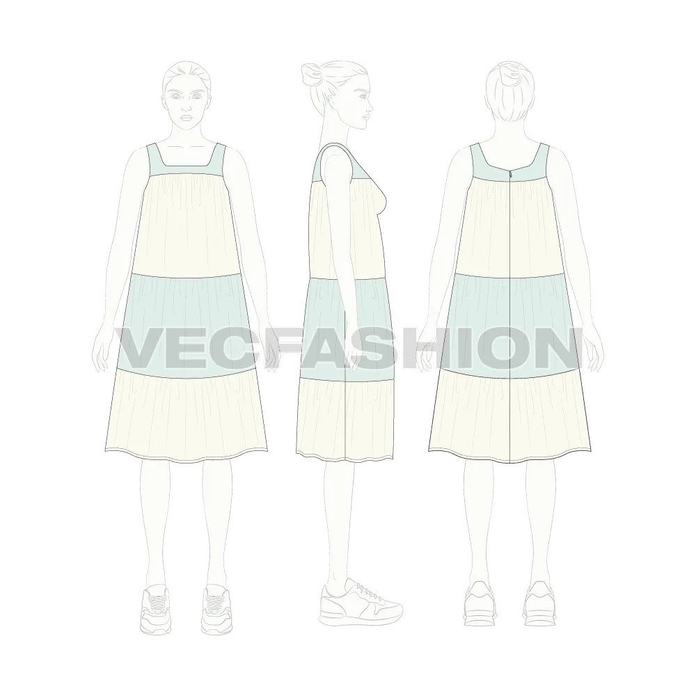 Women's Beach Midi Dress