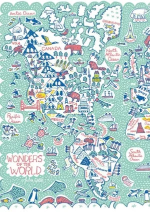 Wonders of the World Art Print