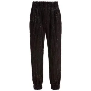Zero   Maria Cornejo Eka Metallic Fringe Pants