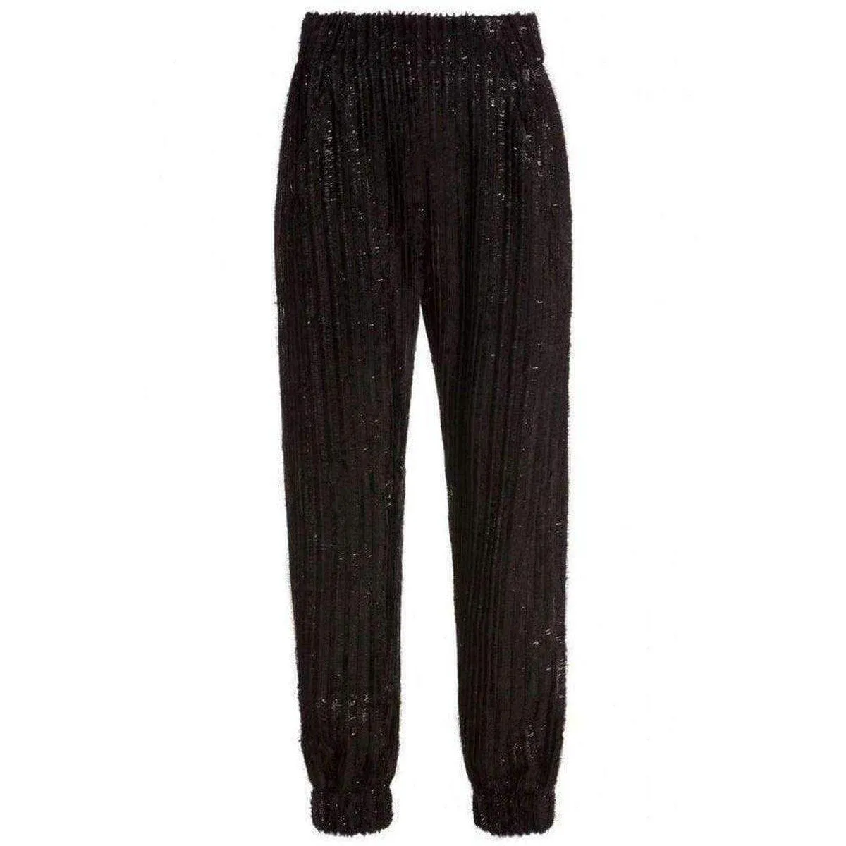 Zero   Maria Cornejo Eka Metallic Fringe Pants